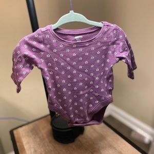 0-3 month purple old navy onesie